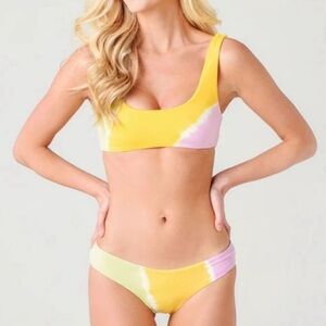 NWT L*Space Lizzie tie-dye Bikini Set in size
Xlarge